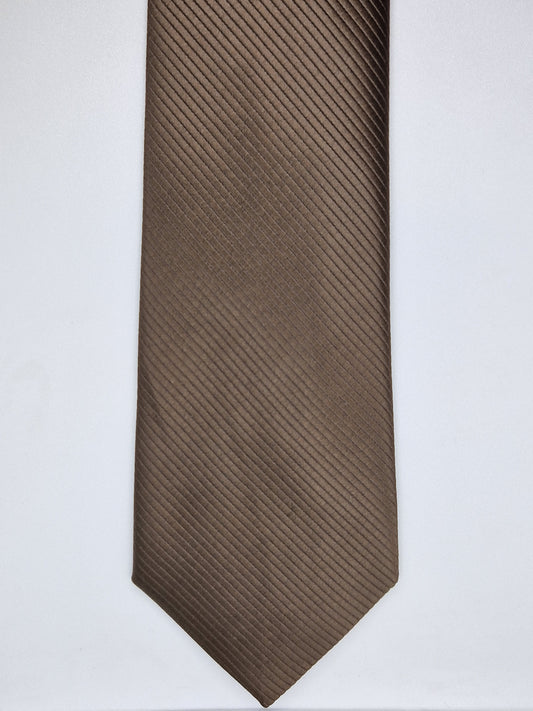 Ribbed bronze tie